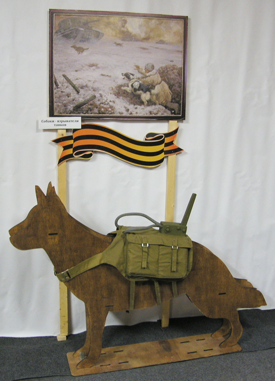 Моделирование экспозиции к дню Победы 9 мая 2021 года «Применение собак в годы войны»