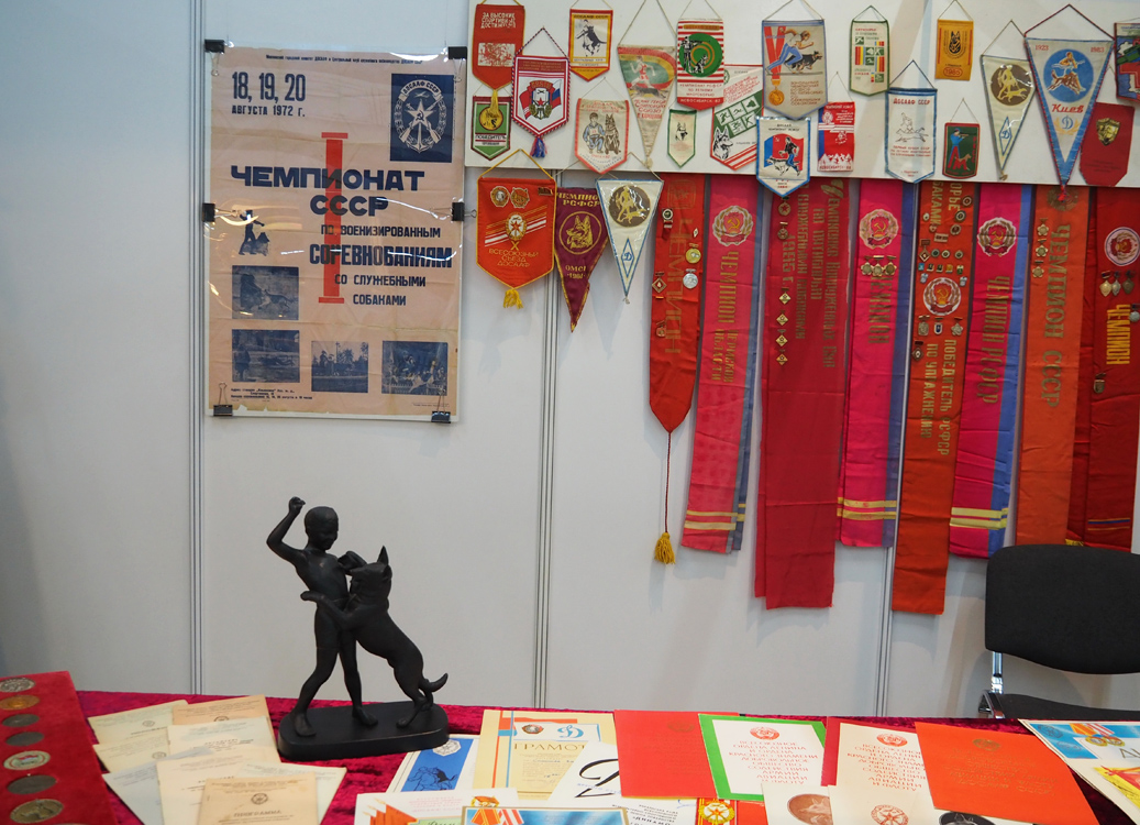 Историческая экспозиция «Спорт с собаками» в рамках выставки собак «Пермский период» 2022