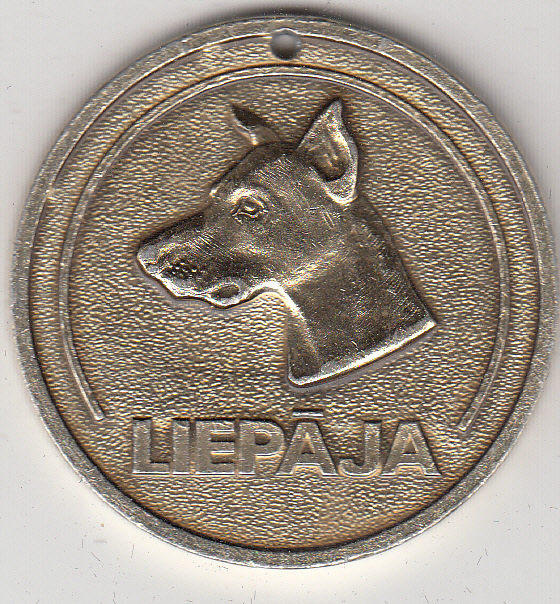 Медали для собаки юбилейная - города